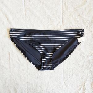 Tropical Escape Striped Medium Coverage Bikini Bottoms